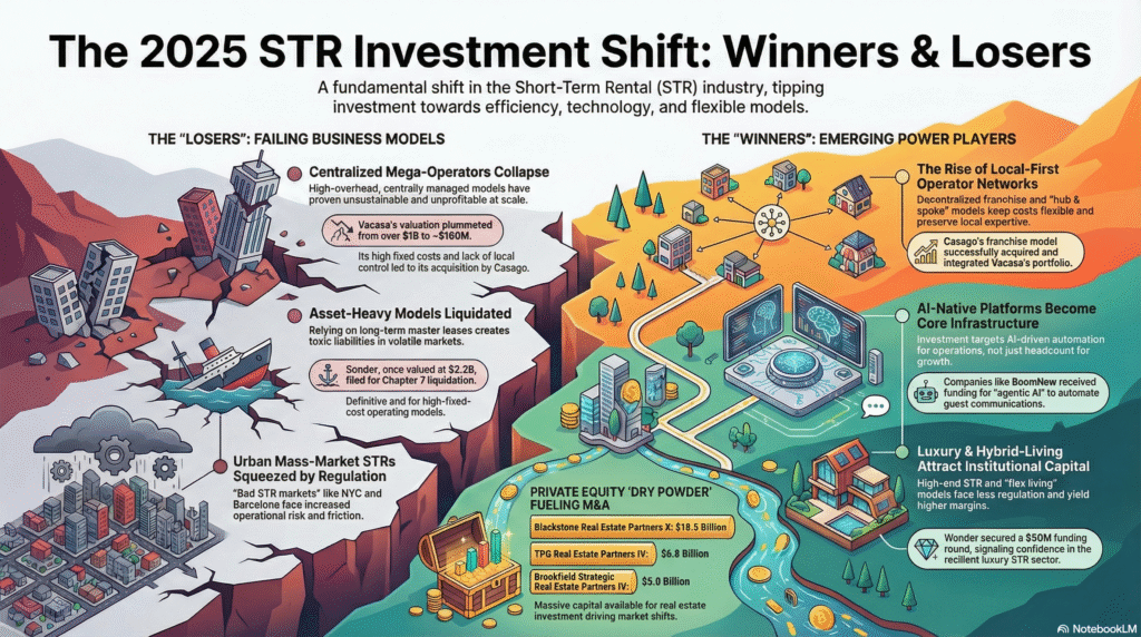 2025 STR, Vacation Rental Investment Shift. The winners and losers.